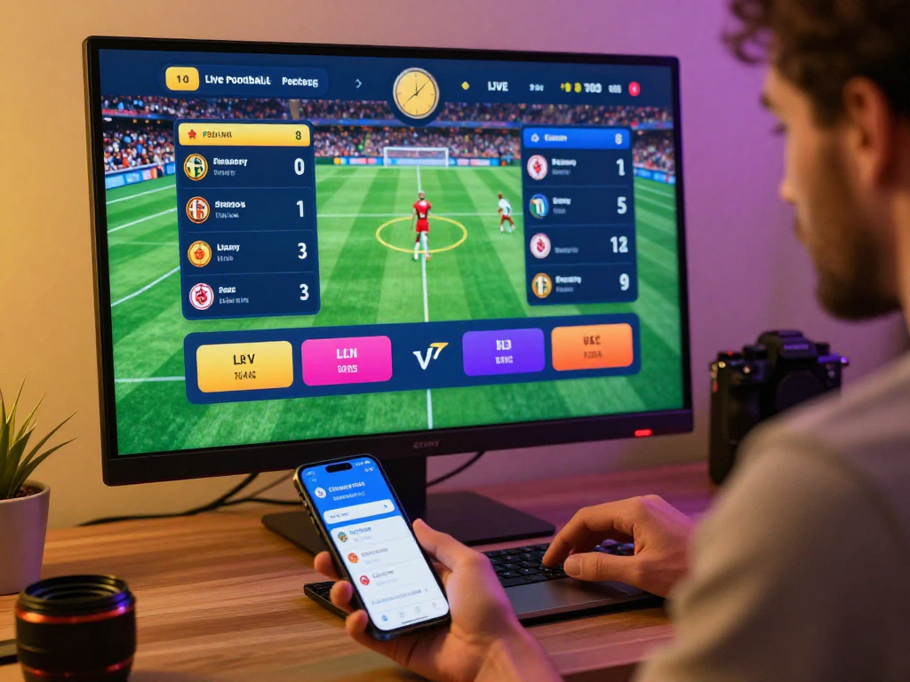 Engaged user exploring sbobet bola betting options on a modern platform.