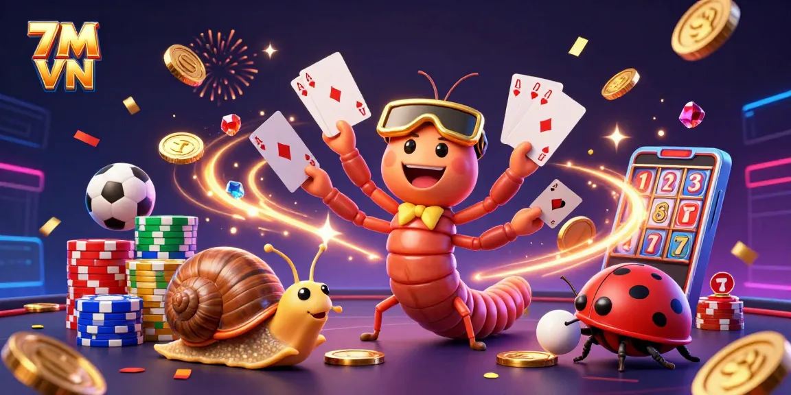 Experience dynamic gameplay with 7M VN featuring a lively dealer and exciting sports elements.