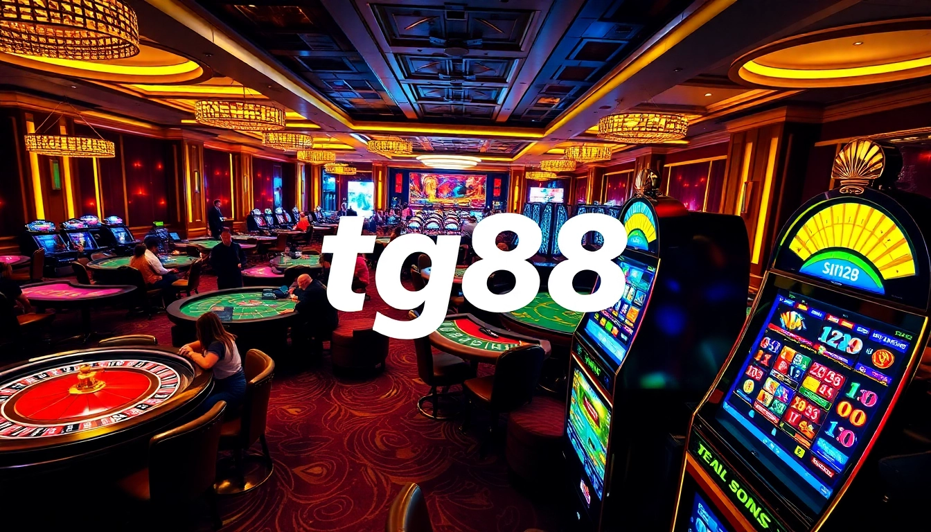 Experience thrilling casino action at TG88 with vibrant tables and exciting gameplay.