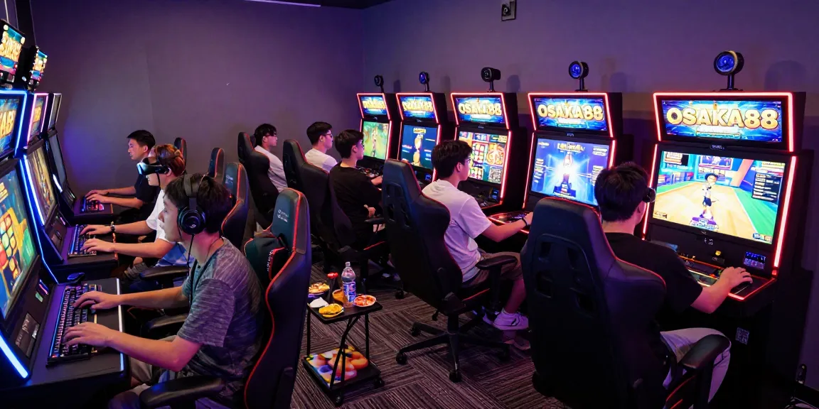 Exciting gaming scene on OSAKA88 with players engaging in thrilling online gameplay and vibrant visuals.