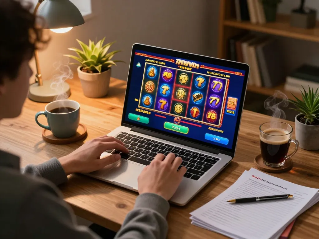 Engaging in strategic gameplay at 78win's online casino, showcasing the gaming interface.
