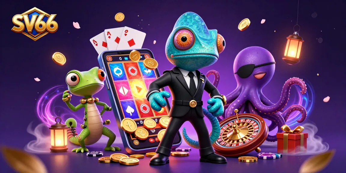 Spin to win at SV66 with thrilling casino games featuring a chameleon in action!