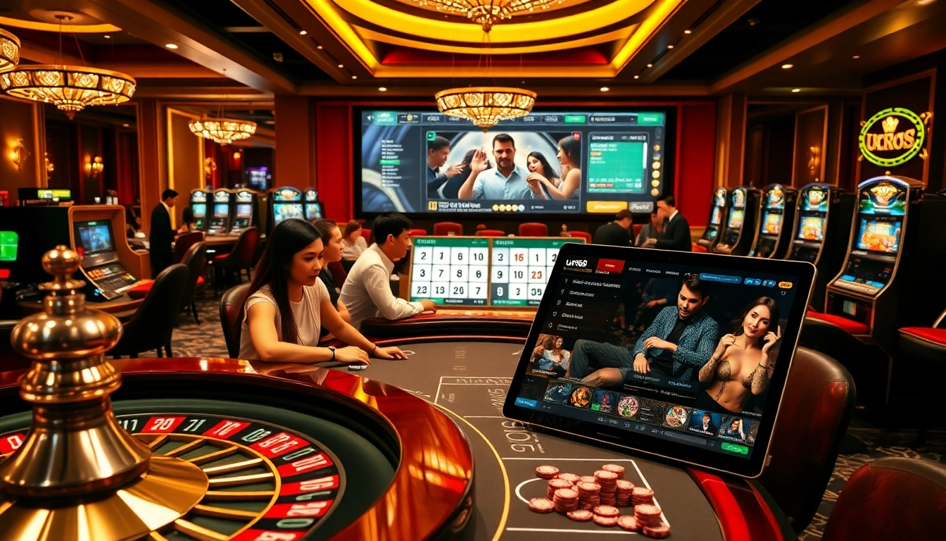 Experience thrilling gambling at https://urr88.com/ with exciting tables and players enjoying their luck!