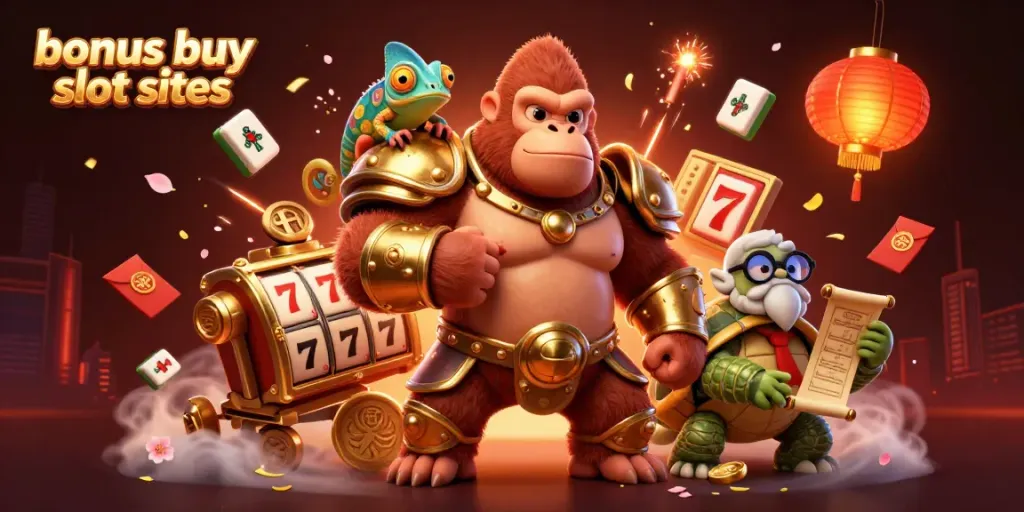 Experience thrilling gameplay at bonus buy slot sites with exciting 3D characters and casino symbols