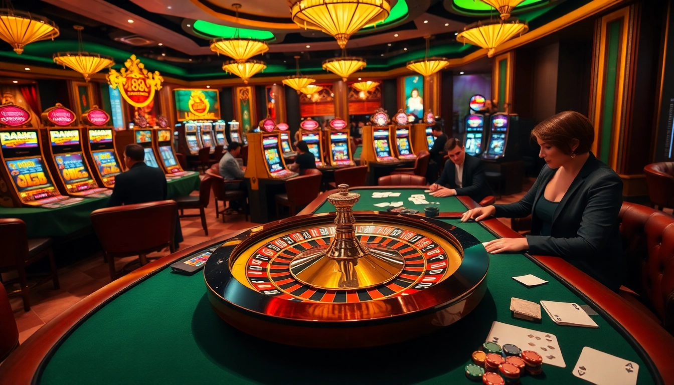 Engaging gamblers at the uu 88 casino with exciting roulette and poker gameplay.