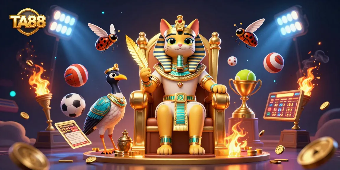 Engage in thrilling gameplay with TA88 featuring majestic characters and vibrant casino action.