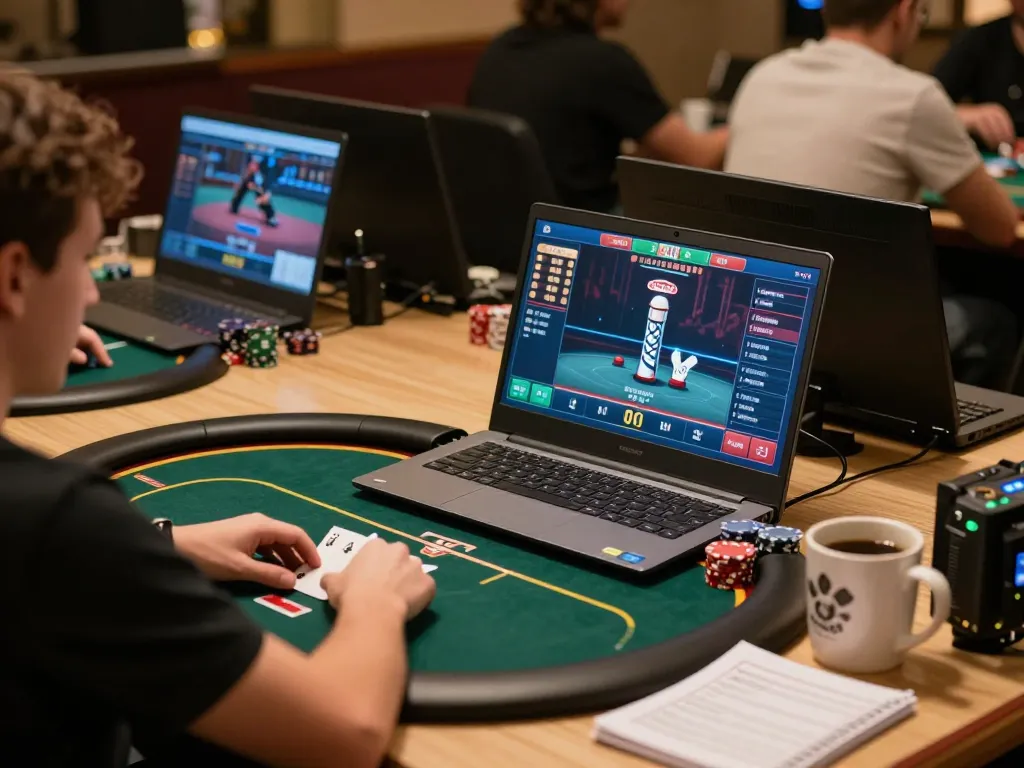 Pemain terlibat dalam sesi poker online yang mendebarkan di bintangmpo, memperlihatkan strategi dan keterampilan.