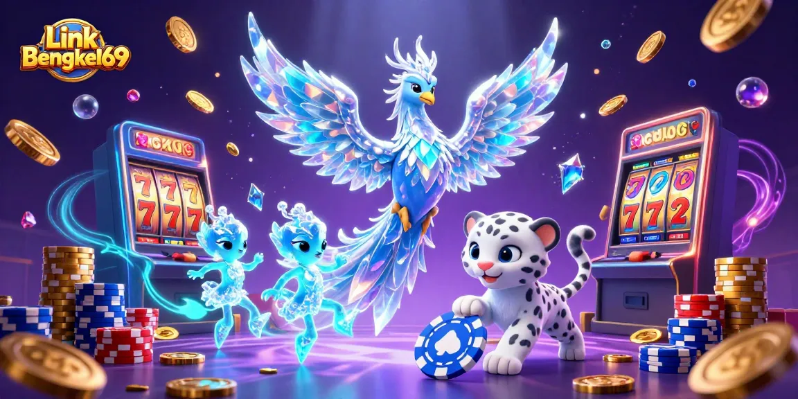 Spin the reels and join the fun at Link Bengkel69 with vibrant slot machine visuals and dynamic gaming elements.