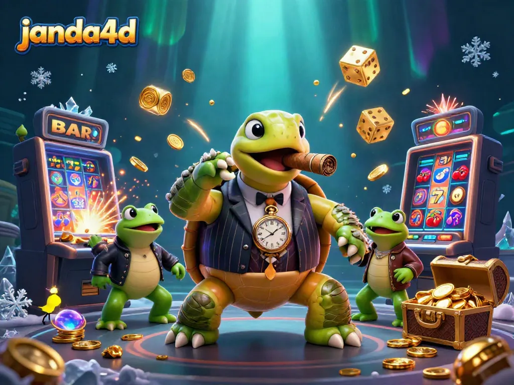 Janda4d menyuguhkan dunia slot online dengan turtle besar mengesankan dan estetika kasino