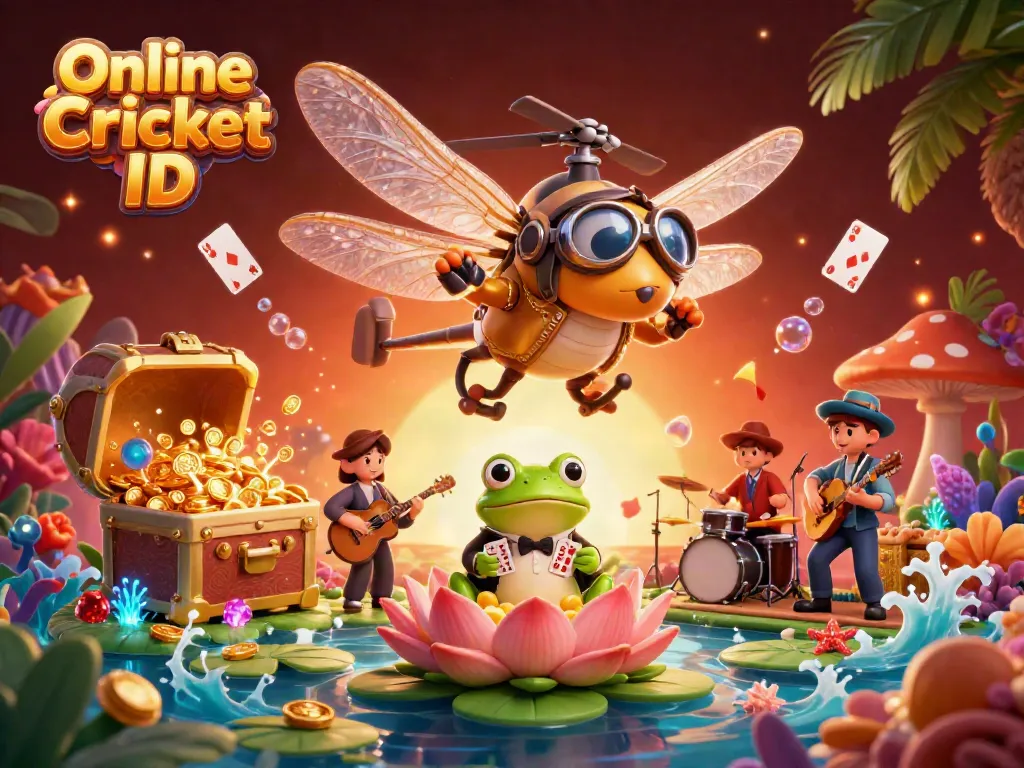 Experience Online Cricket ID with seamless gambling action amidst vibrant casino elements!