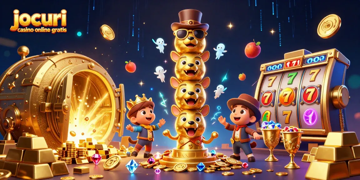 Joacă jocuri casino online gratis pe o platformă plină de strălucire și bogăție.