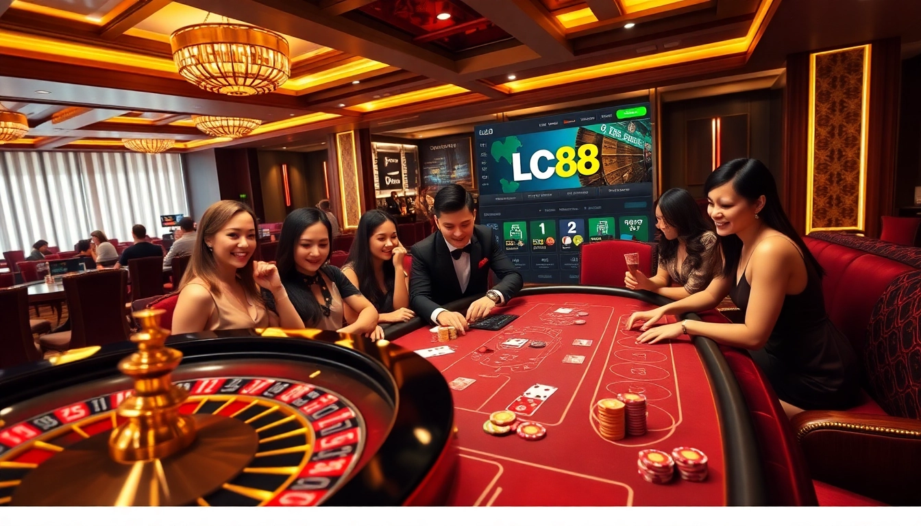 Experience thrilling gambling at lc88 with vibrant casino games and high-stakes excitement.