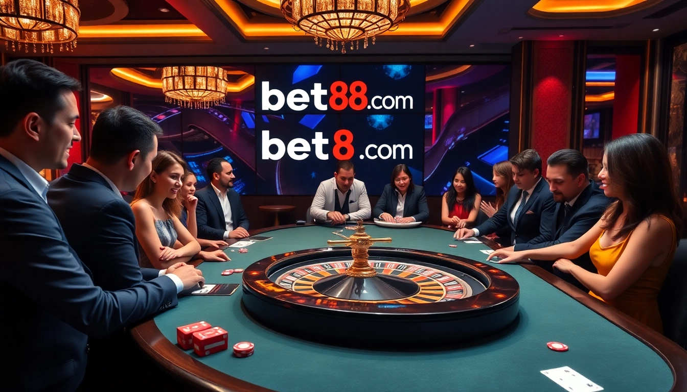 Experience the thrill of betting at bet88.com with vibrant casino visuals and engaging gameplay.