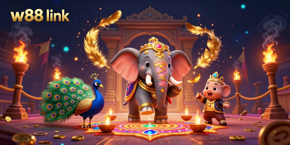 Experience thrilling gameplay at W88 link with vibrant casino elements and dynamic characters.