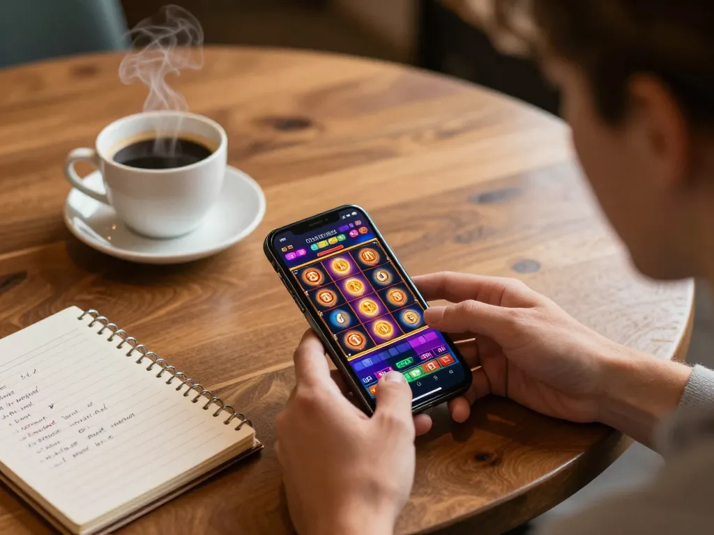 Experience the excitement of slot 5k on a mobile app while enjoying a cozy gaming session at home.