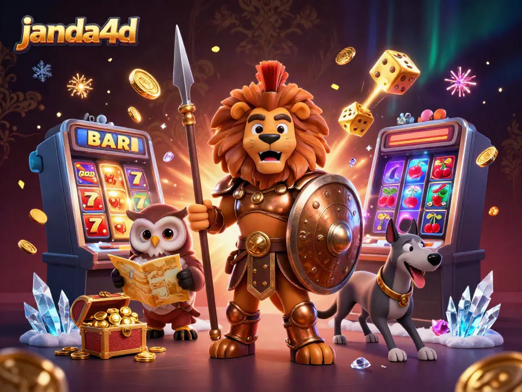 Menangkan taruhan Anda dengan janda4d dalam ilustrasi slot berkapasitas tinggi dan karakter yang menarik.