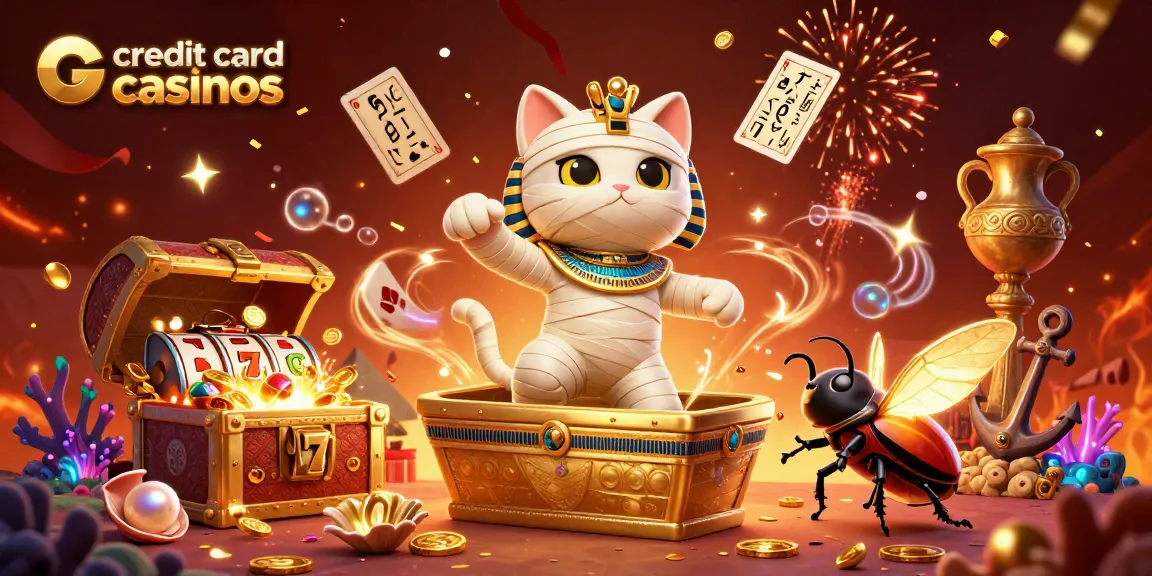 Experience thrilling gameplay at credit card casinos with dynamic characters and casino elements.