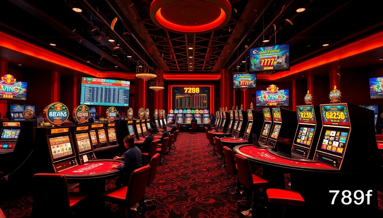 Exciting 789f online gambling platform showcasing vibrant gaming tables and dynamic odds display.