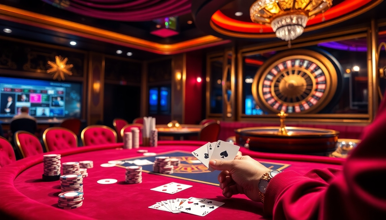 Engaging players at Rikvip enjoy a thrilling casino experience with vibrant tables and exciting games.