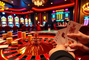 Pemain merencanakan strategi di meja roulette yang menampilkan semangat Datukwin dengan warna-warni cerah dan kemewahan.