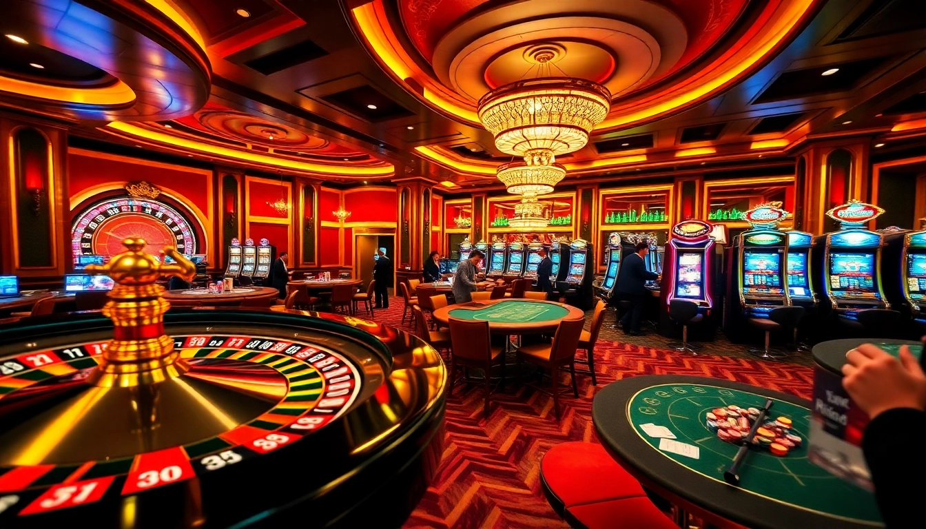 Experience the thrill of online gambling with the rr88 link featuring vibrant casino visuals of roulette and poker.